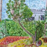 Painting titled "EL JARDIN DE MONICA" by Baigorria, Original Artwork, Other