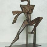 Sculpture titled "MODELLA" by Orazio Barbagallo, Original Artwork, Bronze