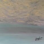 Painting titled "Lointain" by Barbara Girand, Original Artwork, Acrylic