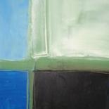 Peinture intitulée "Fenêtre ouverte ave…" par Barbara Bernard, Œuvre d'art originale