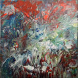 Peinture intitulée "Mer Rouge" par Twiggy, Œuvre d'art originale, Acrylique Monté sur Châssis en bois