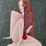 Картина под названием "Pleasant fatigue of…" - Yulia Belasla, Подлинное произведение искусства, Акрил