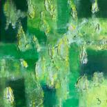 Peinture intitulée "Green" par Bénédicte Jarosz, Œuvre d'art originale, Acrylique