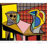 「Picasso et Hamlet」というタイトルのデジタルアーツ Bern Roxeによって, オリジナルのアートワーク