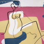 Peinture intitulée "SUGAR HONEY" par Bernard Simunovic, Œuvre d'art originale, Acrylique