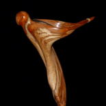 Sculpture titled "Entrave" by Bernard Geoffroy, Original Artwork, Wood