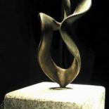 Sculpture titled "Endless Form" by Bertalan, Original Artwork, Metals