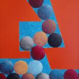 Peinture intitulée "Etude 7 ." par Bertrand Jost, Œuvre d'art originale, Acrylique Monté sur Carton