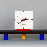 Design intitulée "BlonK ClocK H2" par Johannes Blonk, Œuvre d'art originale, Meuble