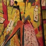 Painting titled "Suite S T" by Boubacar Sow, Original Artwork