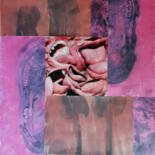 Collages titled "Anatomie du plaisir…" by Boyfred, Original Artwork, Acrylic