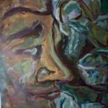 Malerei mit dem Titel "Carlos El Busser" von Brandon Nicholas, Original-Kunstwerk, Öl