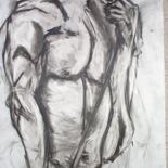 Drawing titled "Male's Torso" by Brandon Nicholas, Original Artwork
