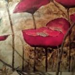 Картина под названием "Red Poppies" - Brenda Winters, Подлинное произведение искусства, Масло