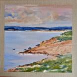 Painting titled "Cap Espichel 2  (Se…" by Brigitte Mathé (MBL), Original Artwork, Oil