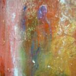 Painting titled "Iridescence 2" by Bruno Briatte, Original Artwork, Oil