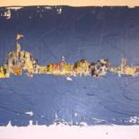 Painting titled "Castle Dock" by Laurent Buntinx, Original Artwork