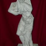 Sculpture titled "SORROW - Abstract S…" by Calvin Albert, Original Artwork, Mixed Media