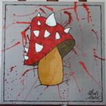 Peinture intitulée "Street Mushroom" par Captain Niglo, Œuvre d'art originale, Acrylique