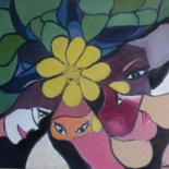 Painting titled "CULTURA E NATURA" by Carilu', Original Artwork, Oil