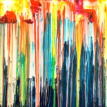 Malerei mit dem Titel "A Crush on Color (#…" von Carla Sá Fernandes, Original-Kunstwerk, Acryl Auf Keilrahmen aus Holz monti…