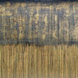 Painting titled "Black Bronze No. 3" by Carla Sá Fernandes, Original Artwork, Oil Mounted on Wood Stretcher frame