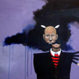 Painting titled "Politico disguised…" by Carlos David, Original Artwork, Oil