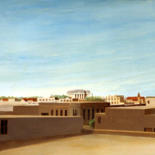Painting titled "Santa Colomba" by Carlos Masoch, Original Artwork