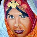 Painting titled "MIRADA DE ERITREA (…" by Carmen G. Junyent, Original Artwork, Acrylic