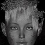 Digitale Kunst mit dem Titel "Forestwoman---LE 1/…" von Carola Eleonore Thiele, Original-Kunstwerk, 2D digitale Arbeit Auf A…