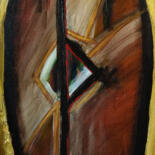 Painting titled "Totemism III" by Carraux, Original Artwork, Acrylic Mounted on Wood Stretcher frame