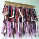 Arte textil titulada "Wall Hanging" por Marta Castellanos, Obra de arte original, Tela