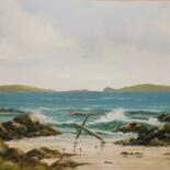 Painting titled "aughrisbeg anchor b…" by Cathal O Malley, Original Artwork, Acrylic