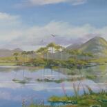 Schilderij getiteld "Pine island ." door Cathal O Malley, Origineel Kunstwerk, Acryl