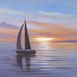 Painting titled "sailing into rounds…" by Cathal O Malley, Original Artwork