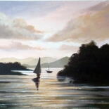 Painting titled "sailing" by Cathal O Malley, Original Artwork