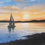 Painting titled "WEST COAST SAILING" by Cathal O Malley, Original Artwork, Acrylic