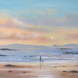 Malerei mit dem Titel "Aughrisbeg sunset" von Cathal O Malley, Original-Kunstwerk, Acryl