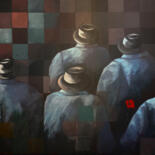 Peinture intitulée "Pixels" par Cfey, Œuvre d'art originale, Acrylique
