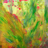 Painting titled "FLEURS" by Caroline Hofman, Original Artwork, Acrylic