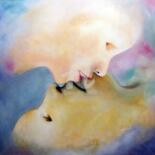 Painting titled "Nous" by Chantal Le Mesle, Original Artwork, Acrylic