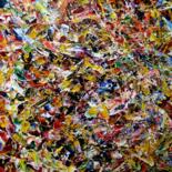 Painting titled "Abstrait" by Charles Carson, Original Artwork, Acrylic