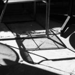Photography titled "Chair Shadow" by Cheryl Townsend, Original Artwork