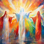 Printmaking titled "The Transfiguration" by Chris Brazelton, Original Artwork, Digital Print