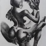 Peinture intitulée "Kama" par Christian Giraud, Œuvre d'art originale