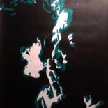 Peinture intitulée "Le fumeur de gitanes" par L'Atelier S'Affiche, Œuvre d'art originale, Acrylique
