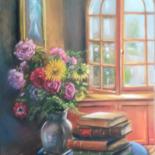 Pintura intitulada "Bouquet romantique" por Christian Nieto, Obras de arte originais, Pastel