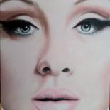 Peinture intitulée "Portrait Adele, Acr…" par Christine Bélanger, Œuvre d'art originale, Acrylique