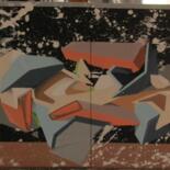 Peinture intitulée "Graff 2 2020" par Christophe Caniac, Œuvre d'art originale, Acrylique