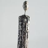 Sculpture titled "01 - Monolithe" by Christophe-Christophe, Original Artwork, Metals